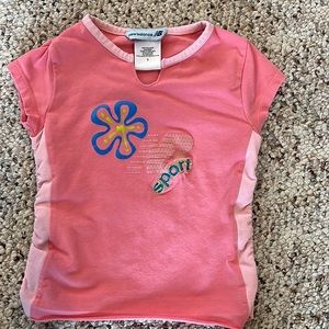 Girls New Balance top